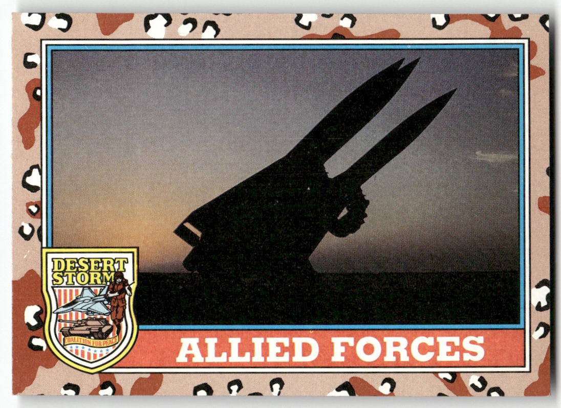 1991 Topps Desert Storm #146 Forze Alleate