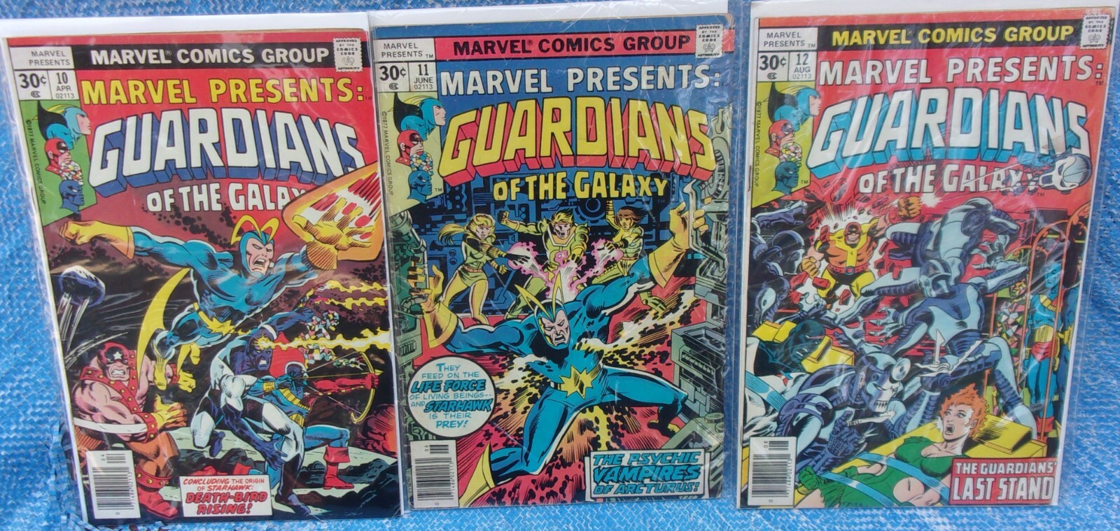 Lotto 12 Guardiani della Galassia Starhawk Vampiri 1977 Marvel Presents #10 11