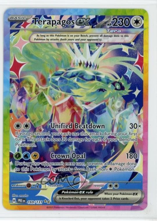 Terapagos ex Special Illustration Rare Pokemon Prismatic Evolutions PRE #169