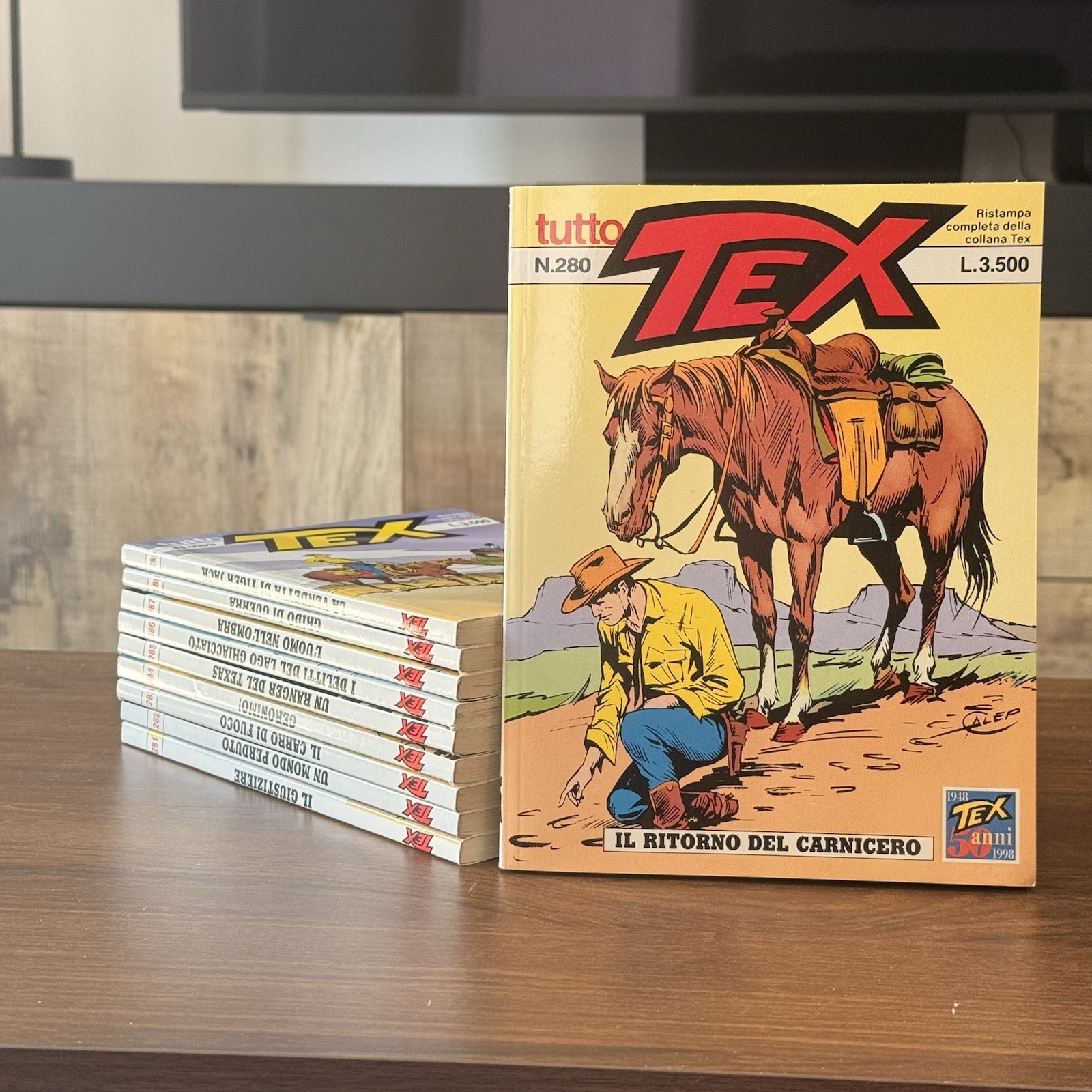 Lotto Tutto Tex-280/289- Sergio Bonelli-  condizioni edicola