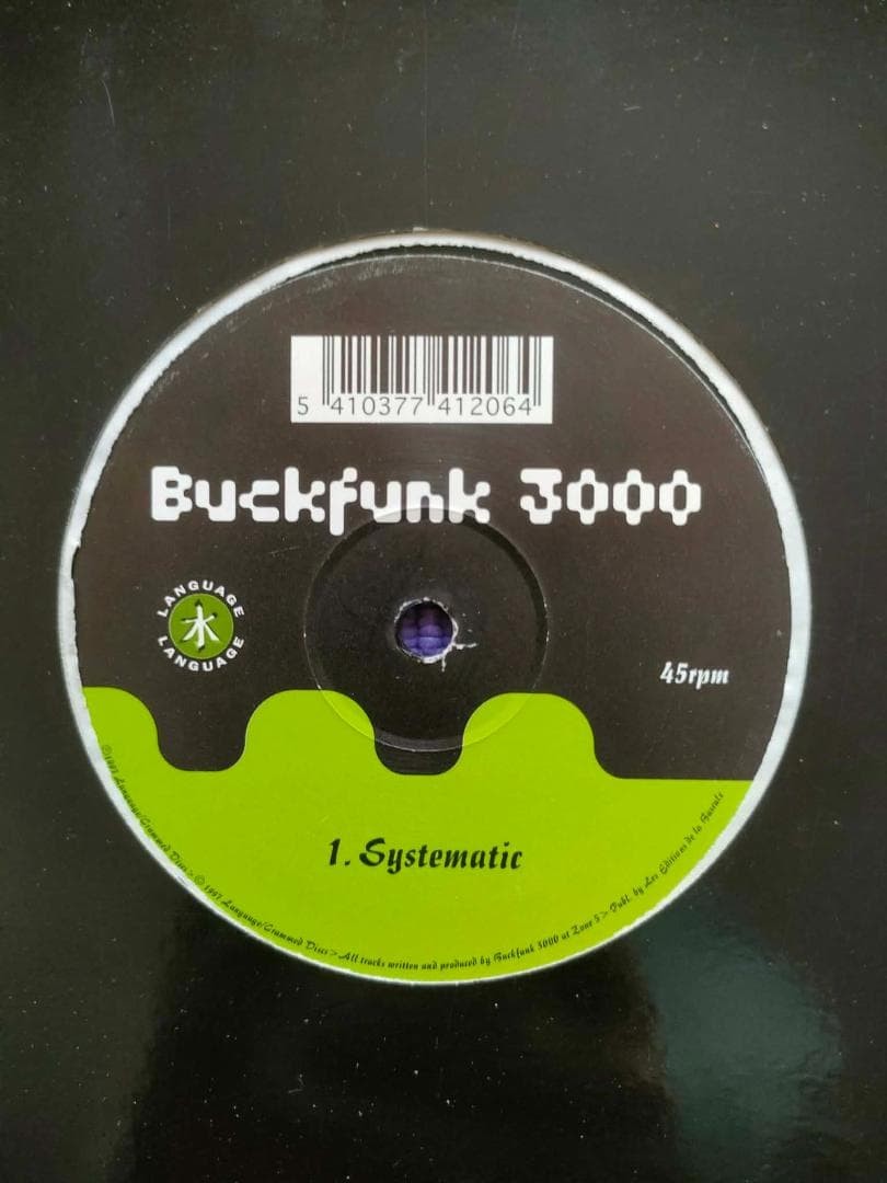 Buckfunk 3000 Systematic 12" Vinyl Record Electro Breaks buone condizioni