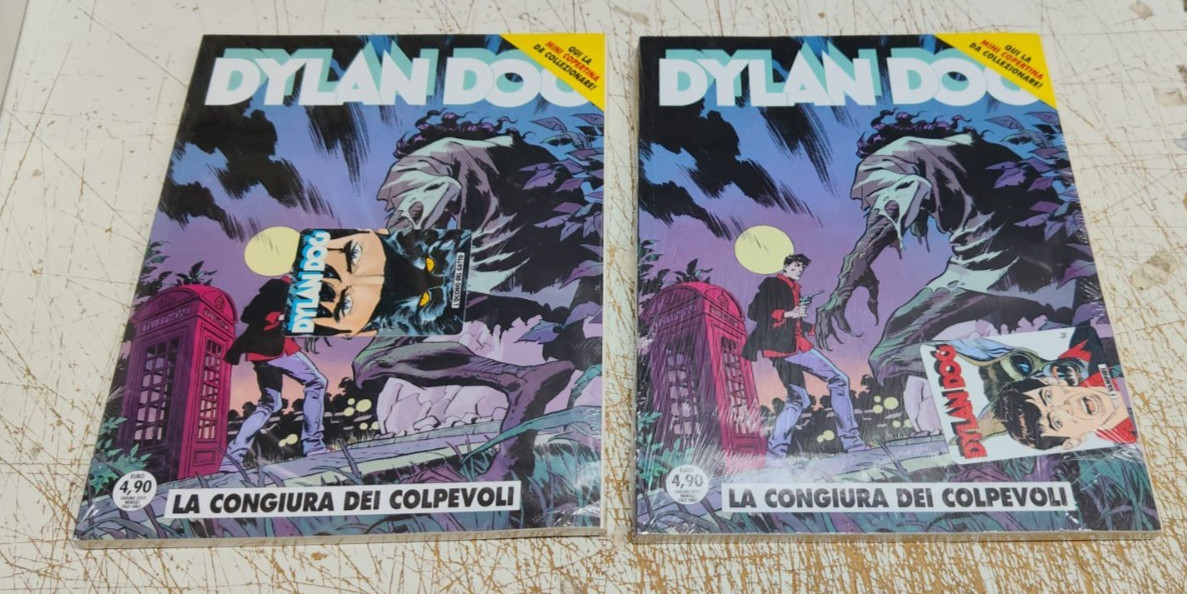 DYLAN DOG 411 BLISTRATO CON MAGNETE VERSIONE A E B BONELLI EDITORE RARI PERFETTI