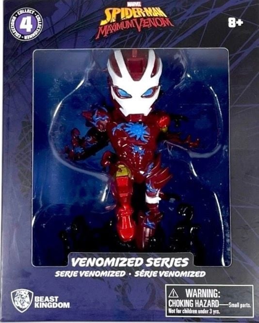 Beast Kingdom Marvel Spider-Man Maximum Venom MEA-018 Venomized Iron Man Figure