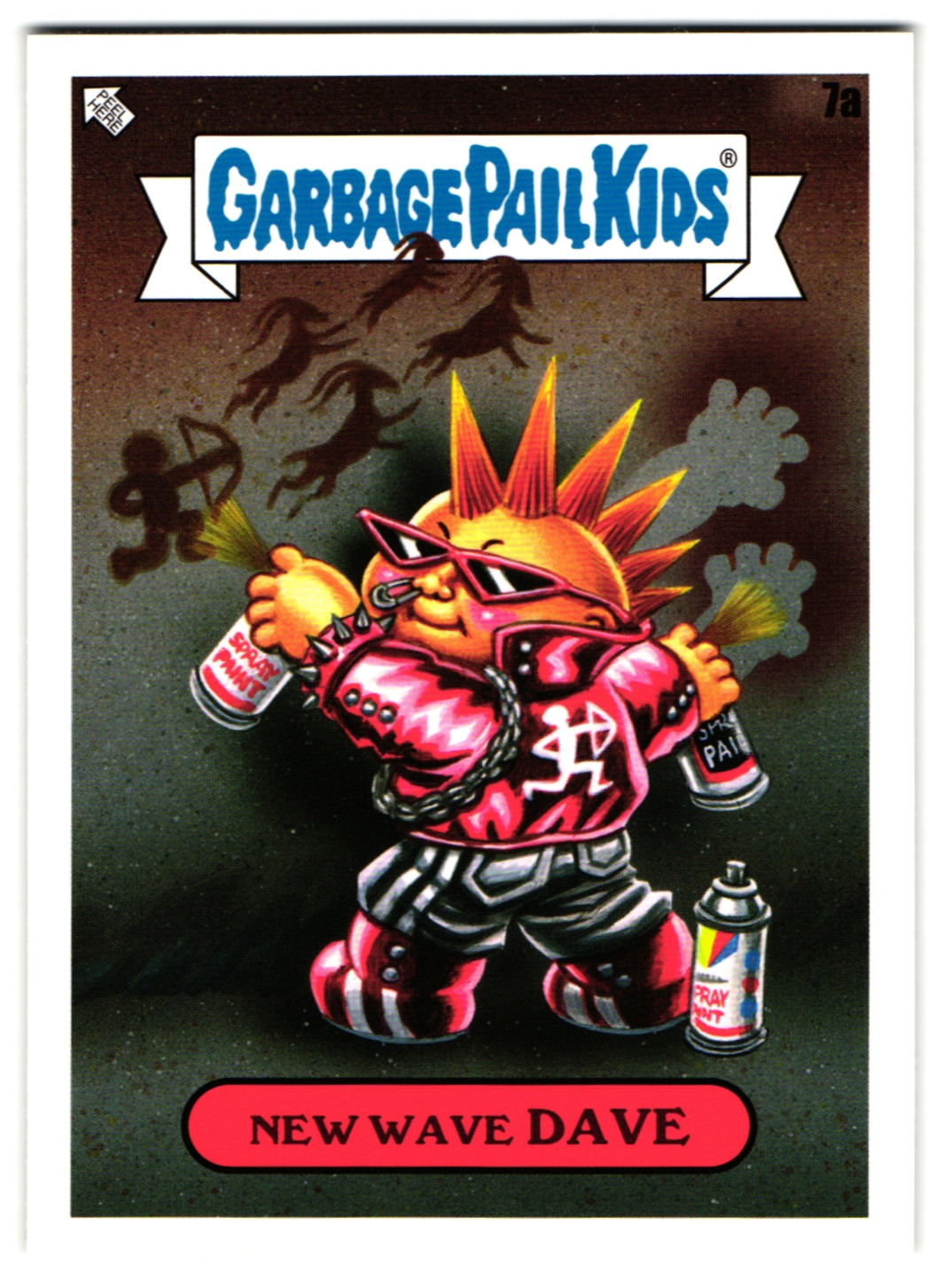 Graffiti New Wave DAVE Time Warp Garbage Pail Kids 2023 InterGoolactic #7a