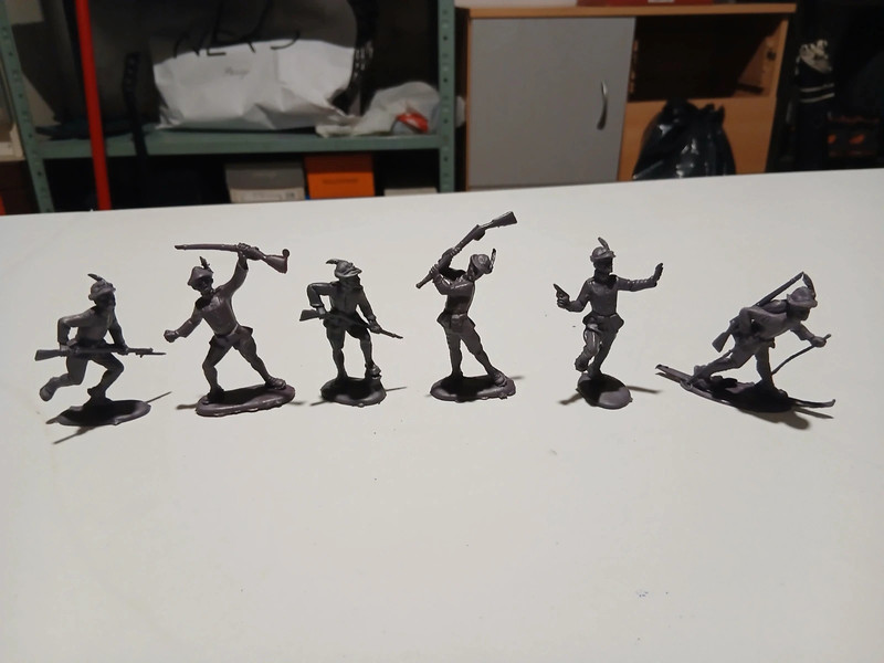 Soldatini in plastica Caně .Serie Alpini completa .Terza serie proposta in vendita
