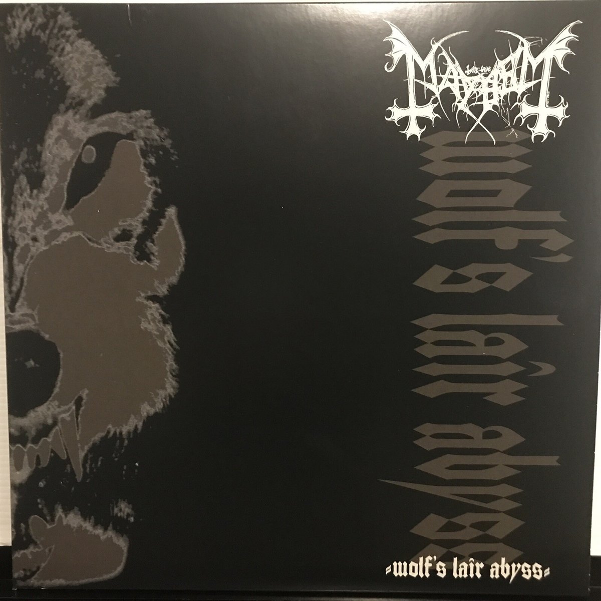 Mayhem – Wolf's Lair Abyss LP 2019 Soulseller Records – SSR132LP [CLEAR] NM/NM