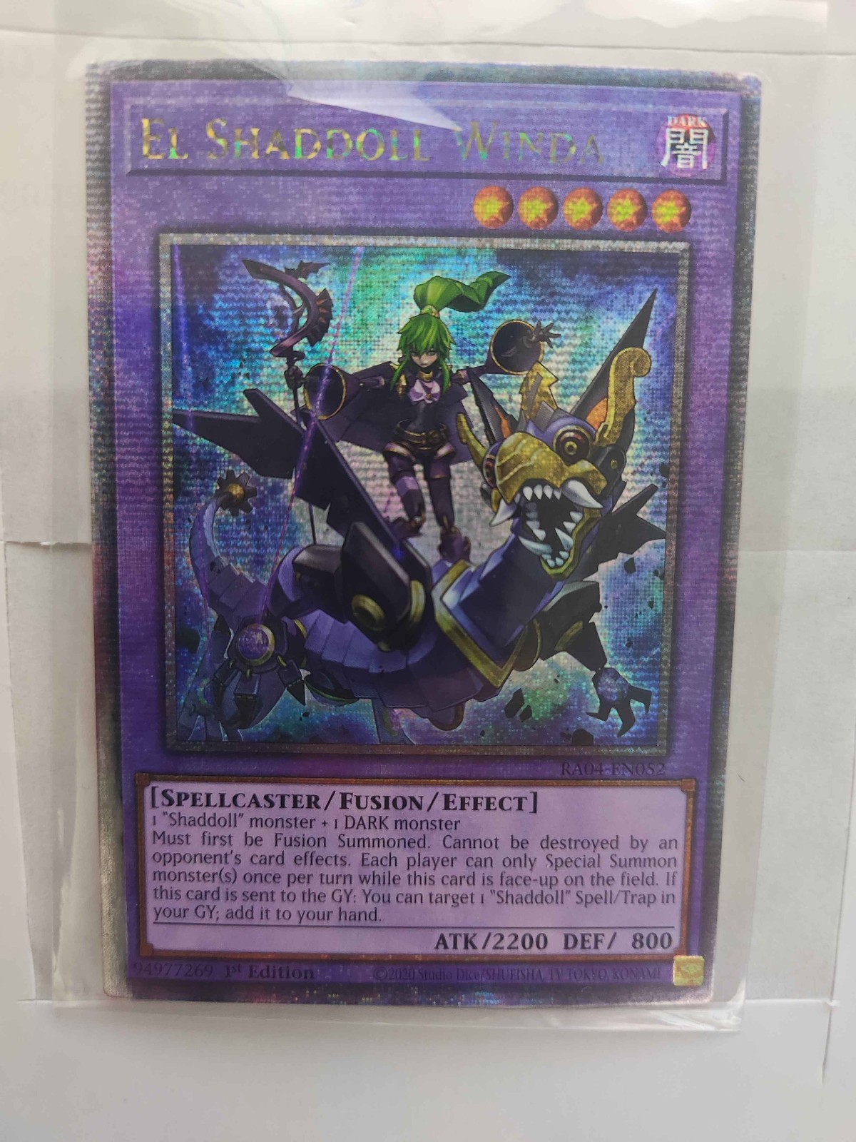 El Shaddoll Winda (quarto secolo segreto raro) RA04-EN052 quarto di secolo...