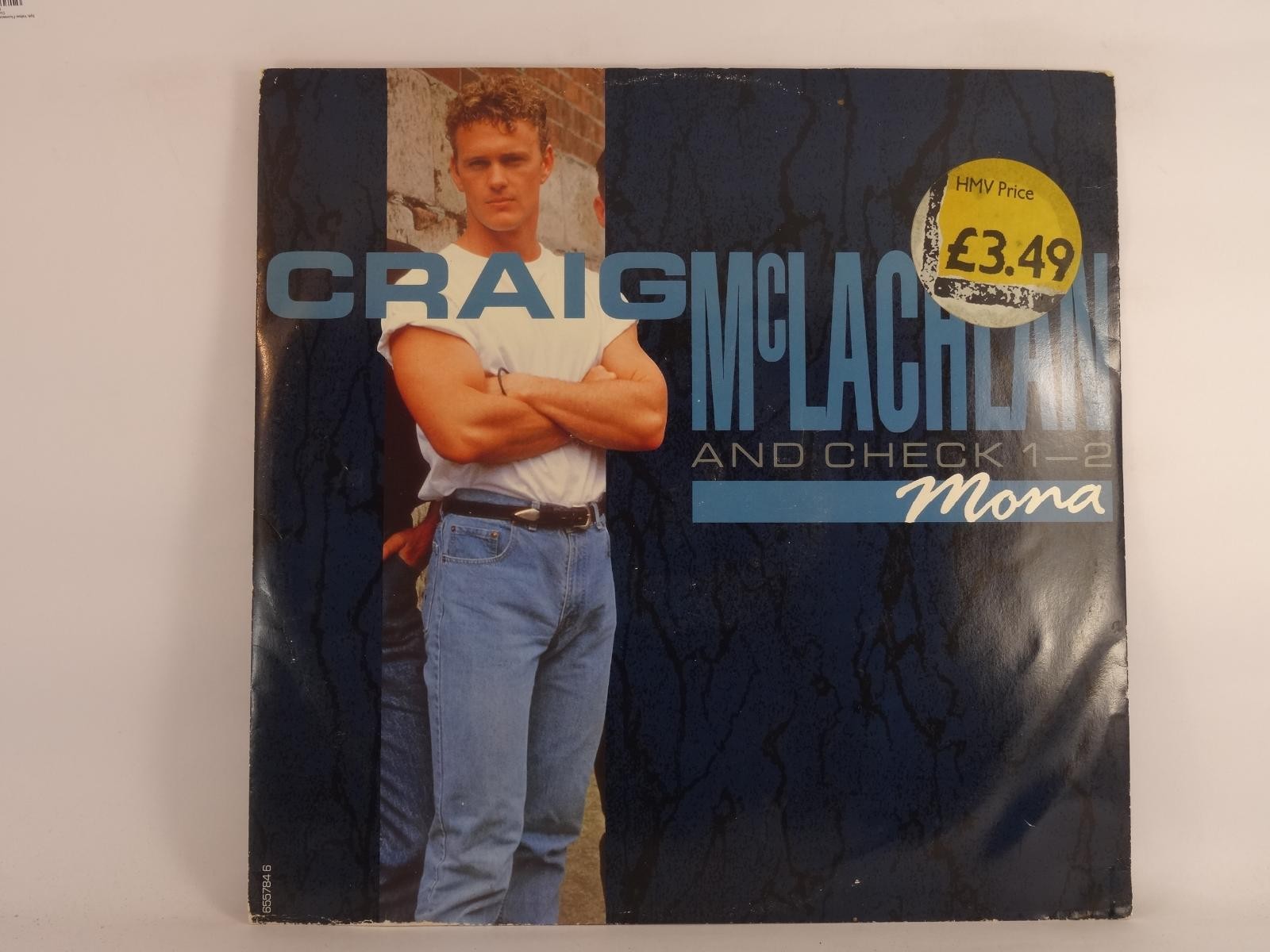 CRAIG MCLACHLAN & CHECK 1-2 MONA (69) 3 Track 12" Single including Picture Sleev