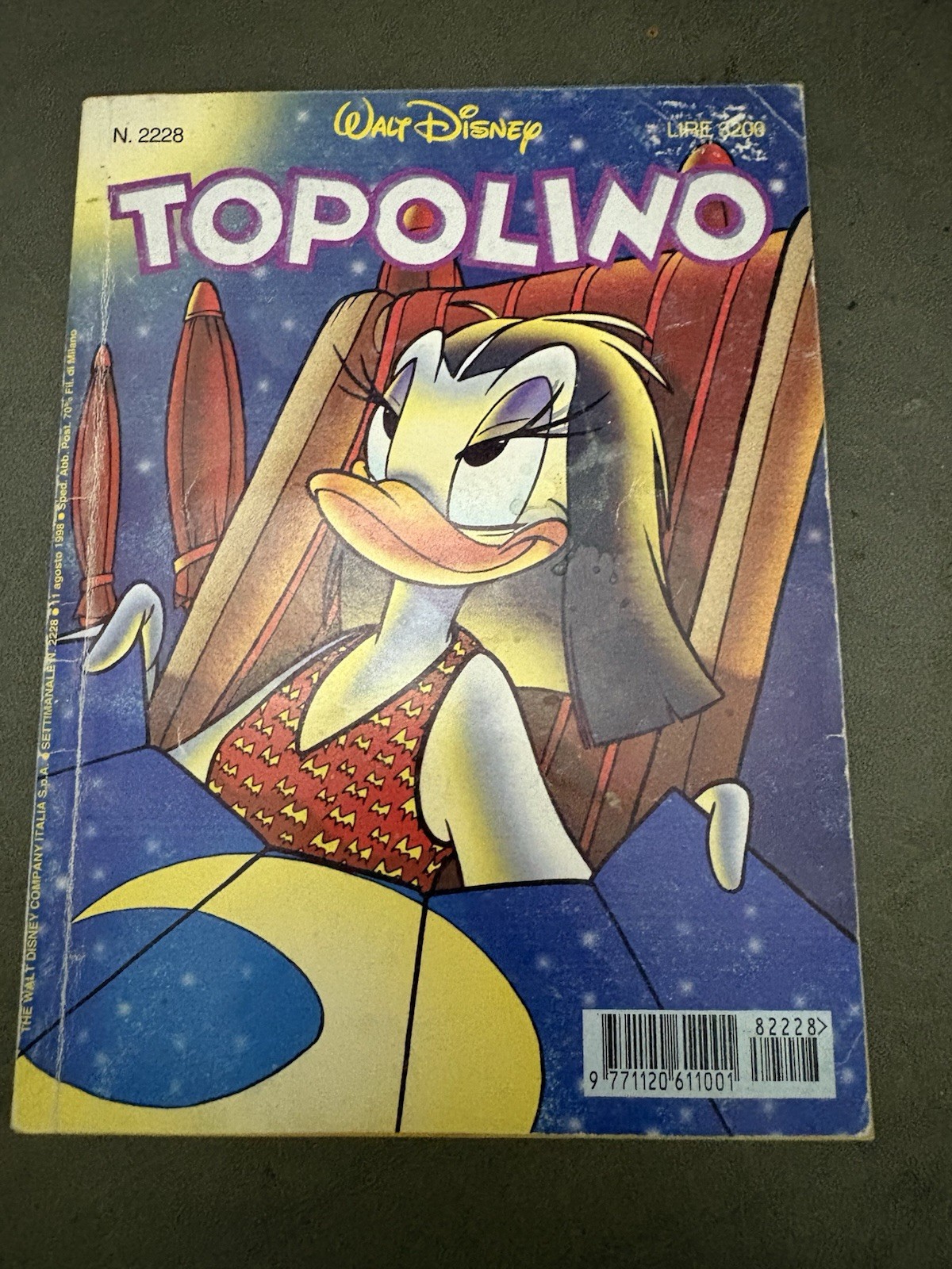 Disney Topolino n. 2228 (1993) Paperina fumetto a colori in italiano