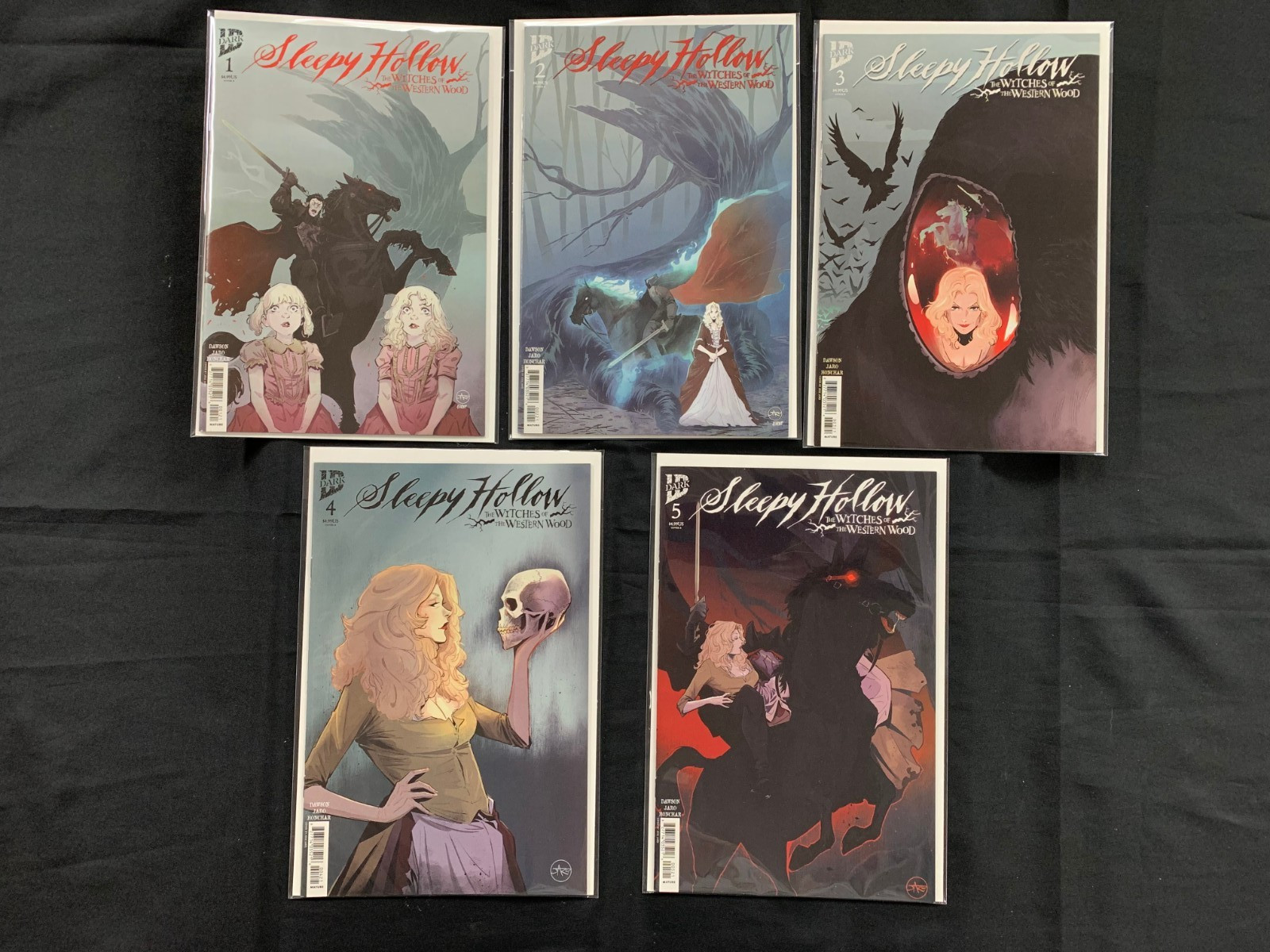 SLEEPY HOLLOW: THE WITCHES OF THE WESTERN WOOD #1-5 B COVER SET IDW COMICS 2026