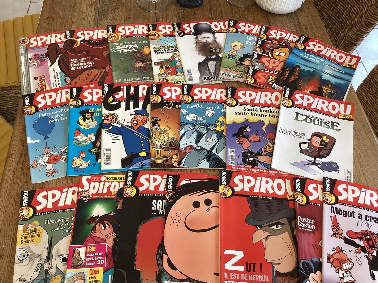 Lot de 22 revues Spirou 2007