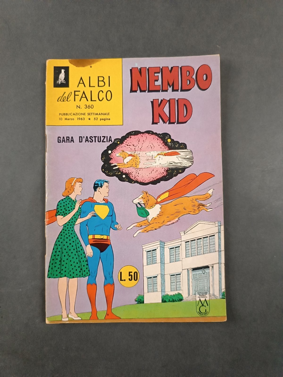 Albi del Falco Nembo Kid n.360 Gara d'Astuzia Mondadori 1963