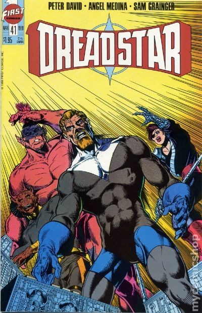 Dreadstar #41 FN 1989 Immagine Stock