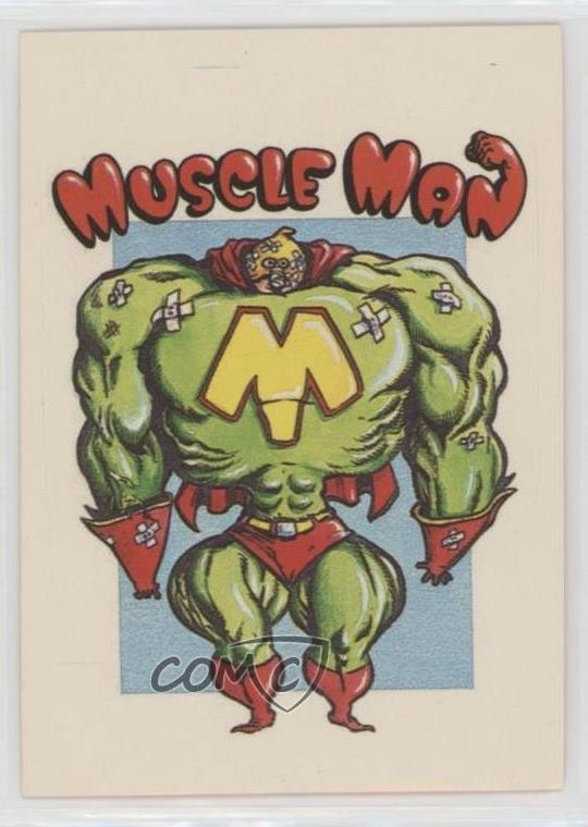 1983 General Mills Zero Heroes Muscle Man #3 00gy