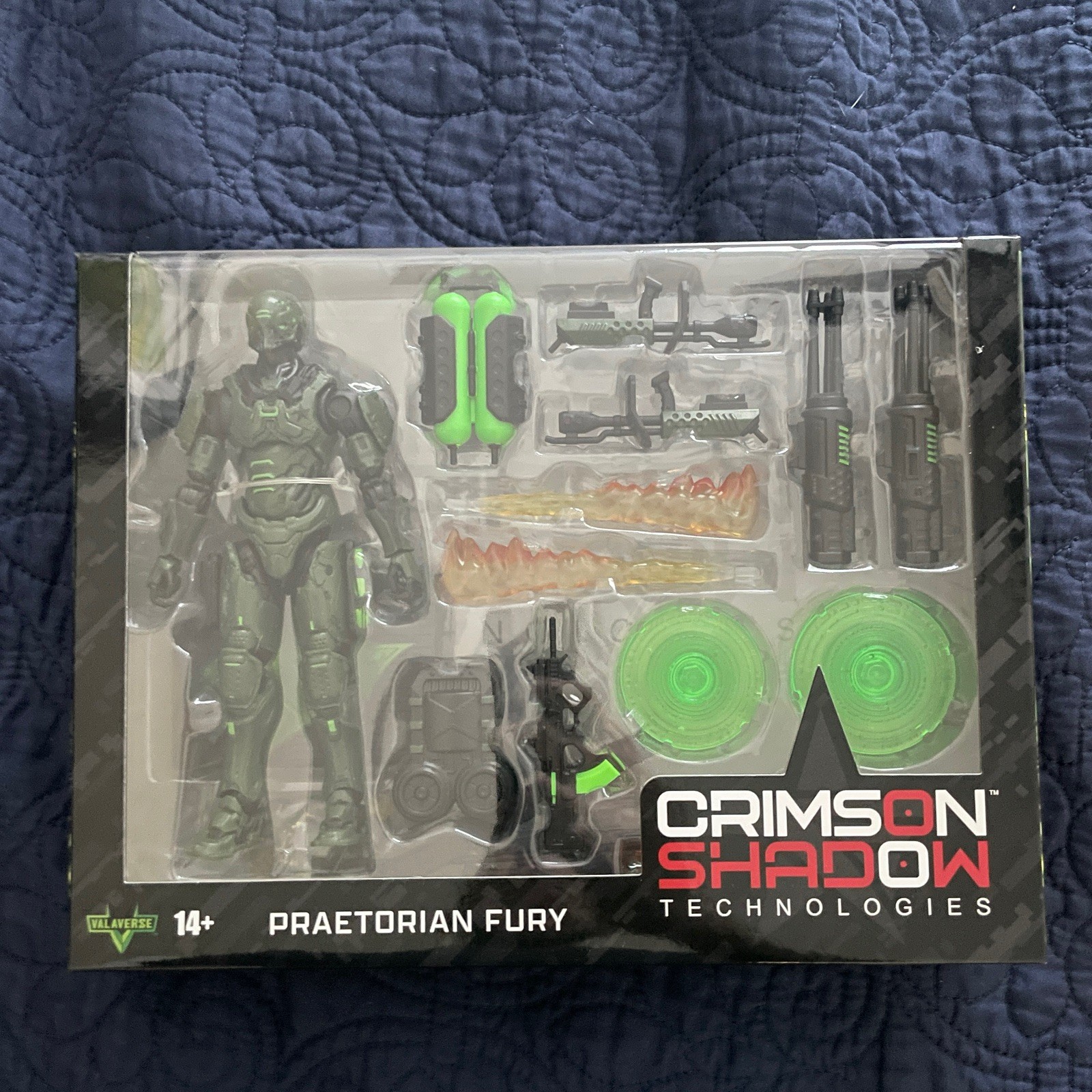 Valaverse Action Force Praetorian Fury Crimson Shadow Deluxe