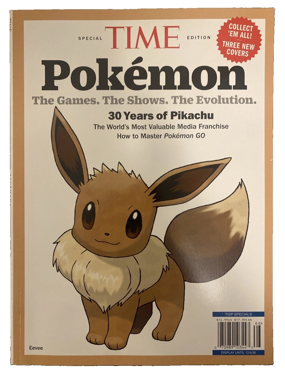Pokémon Time Magazine Special Edition – ENG  Magazine - Eevee Cover