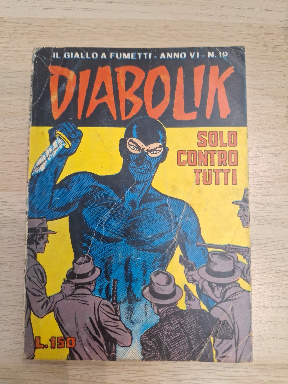 DIABOLIK ANNO VI-6°, N. 19 ORIGINALE 1967