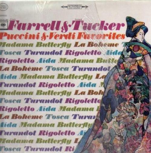 Eileen Farrell & Richard Tucker , Puccini & Verdi Favorites, (LP, Album), VG+, 4