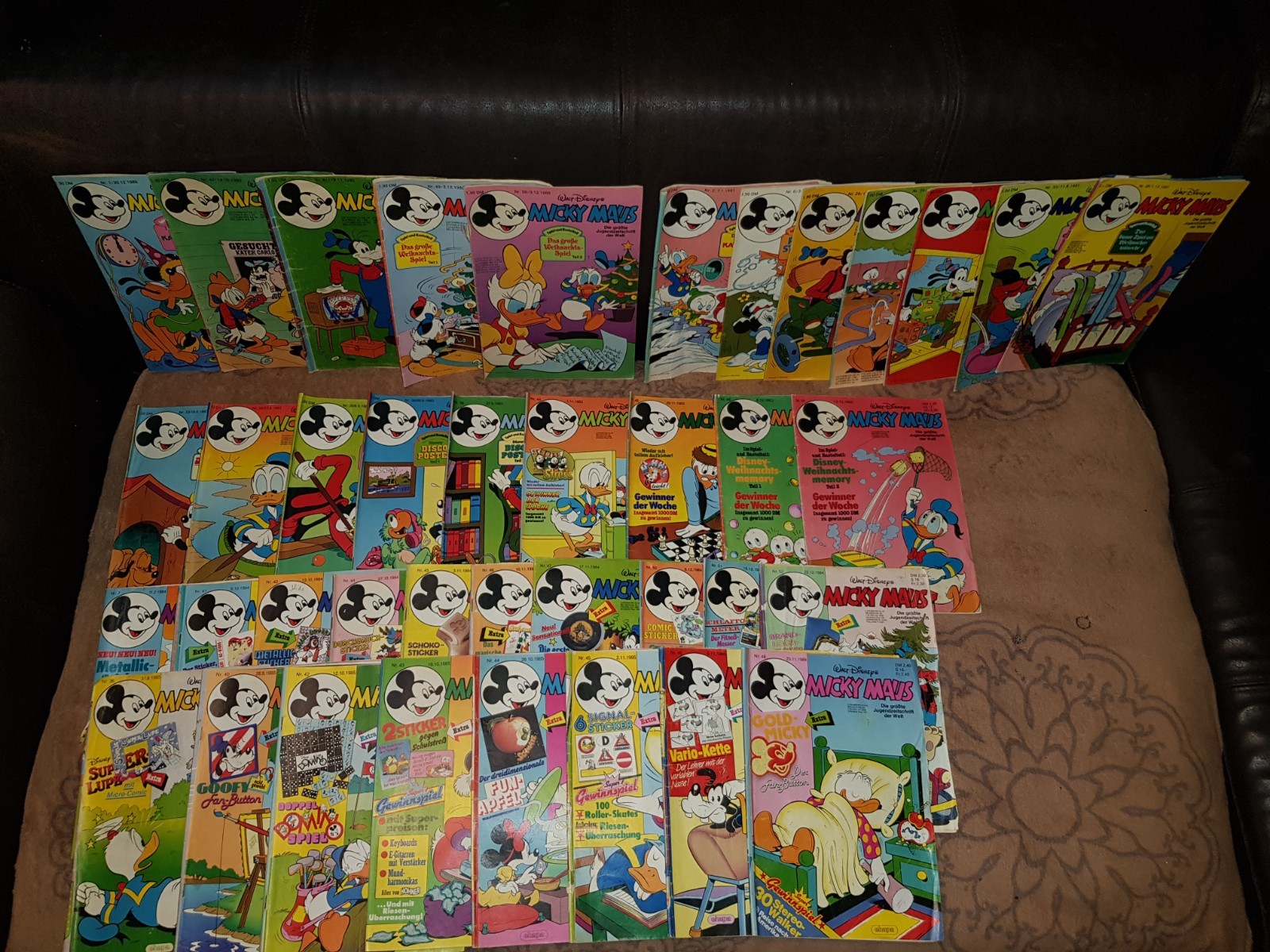 Micky Maus Comics / 39 Bände / von 1980 - 1985 / Top Zustand!