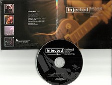 INJECTED Faithless BUTCH WALKER Produced PROMO DJ CD single w/ PRINTED LYRICS 