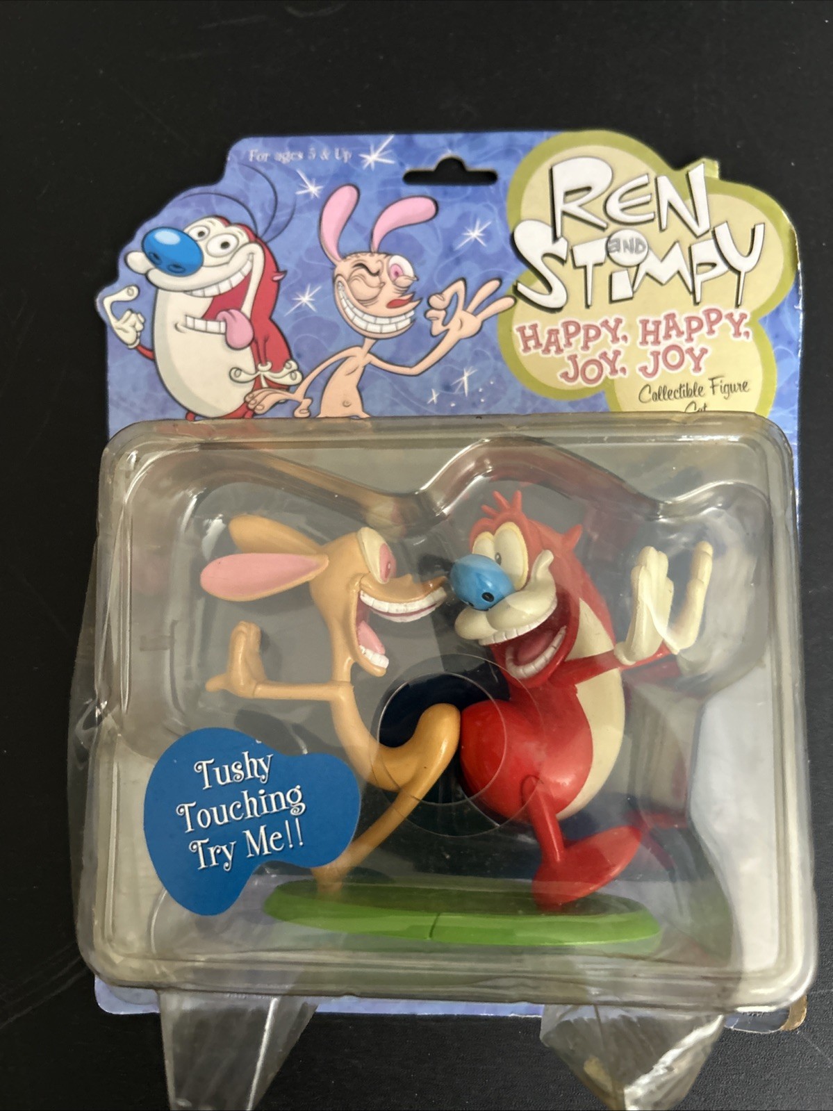 Ren and Stimpy Happy Happy Joy Joy Figure Set Sababa Toys 2004
