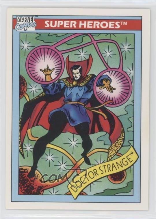 1990 Impel Marvel Universe Super Heroes Doctor Strange #34 09wp