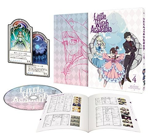 Little Witch Academia Vol.4 Prima Edizione Limitata Blu-ray Making... forma libro JP
