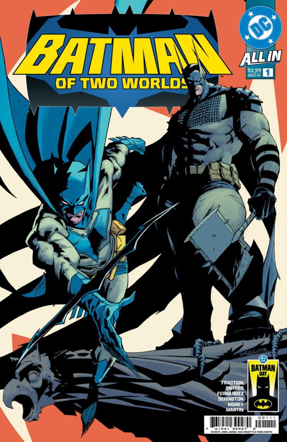 Batman of Two Worlds #1 Nick Dragotta Absolute Batman Day 202 (PREVENDITA 19/09/26)