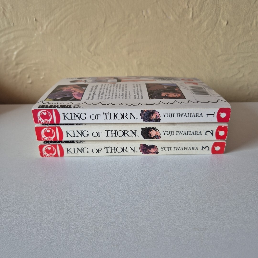King of Thorn Manga Vol 1 - 3 Paperback By Yuji Iwahara English