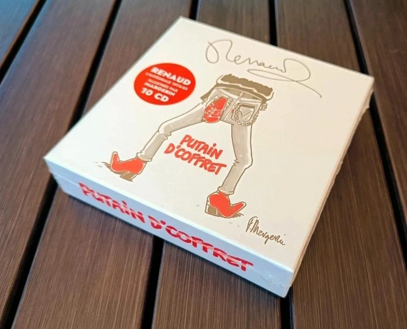 Renaud, putain d'coffret, intégrale 10CD. Illustration par Franck margerin. neuf sous blister