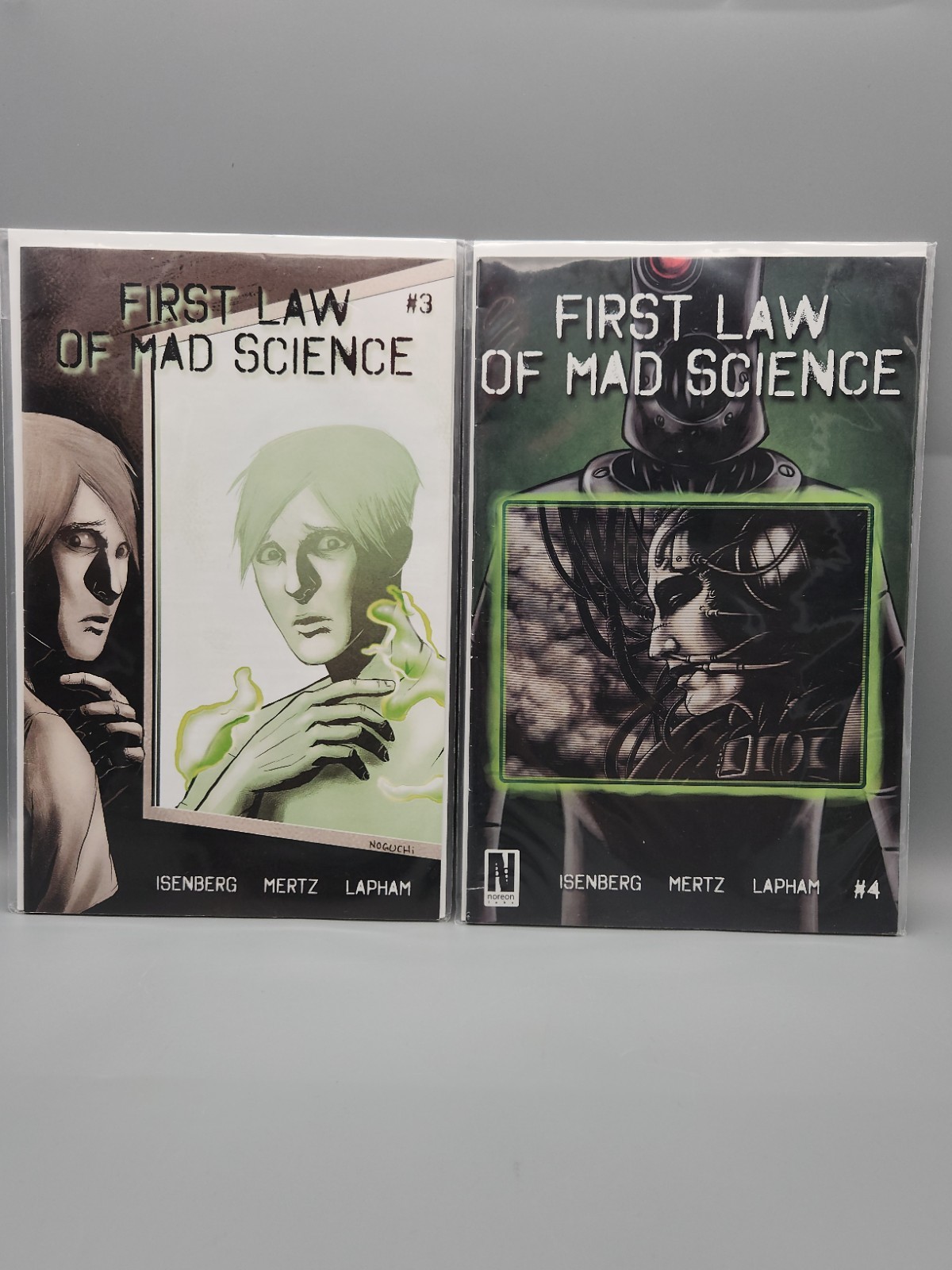 First Law Of Mad Science #3 #4 Noreon Labs Comic Lot Of 2 Rare HTF