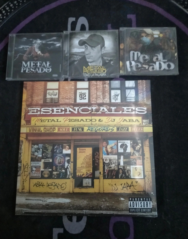 Lote Rap español -1 vinilo+3 CDs