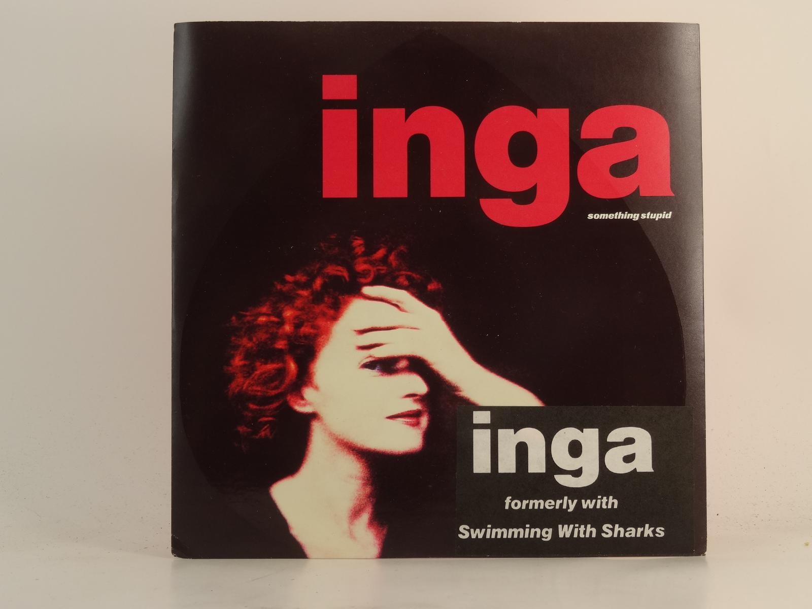 INGA SOMETHING STUPID (78) 2 Track 7" Single plus Picture Sleeve WEA