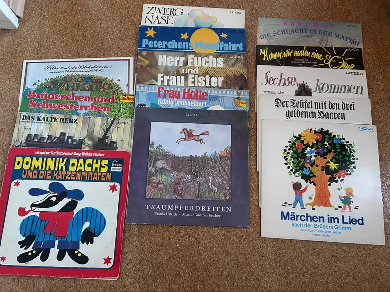 Schallplatten 14 LPs Märchen etc.,