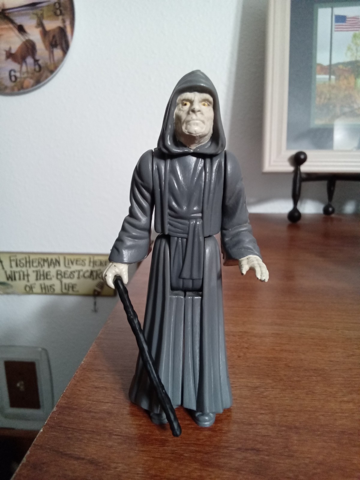 Vintage Kenner Star Wars 1984 The Emperor Figure Complete UNITOY NO COO! *READ*!
