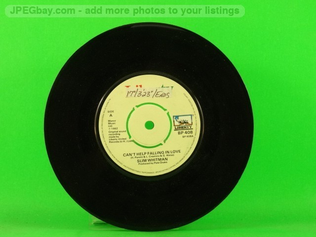 WHITMAN,SLIM CAN'T HELP FALLING IN LOVE (137) 7" LIBERTY