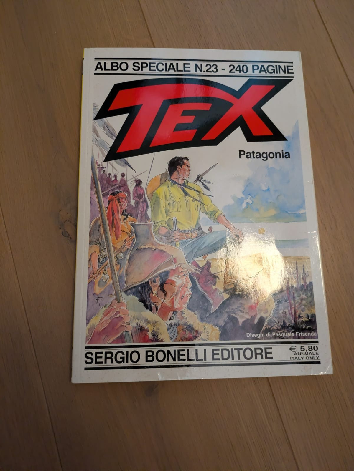 Tex albo speciale texone n.23 Patagonia, disegni di Pasquale Frisenda
