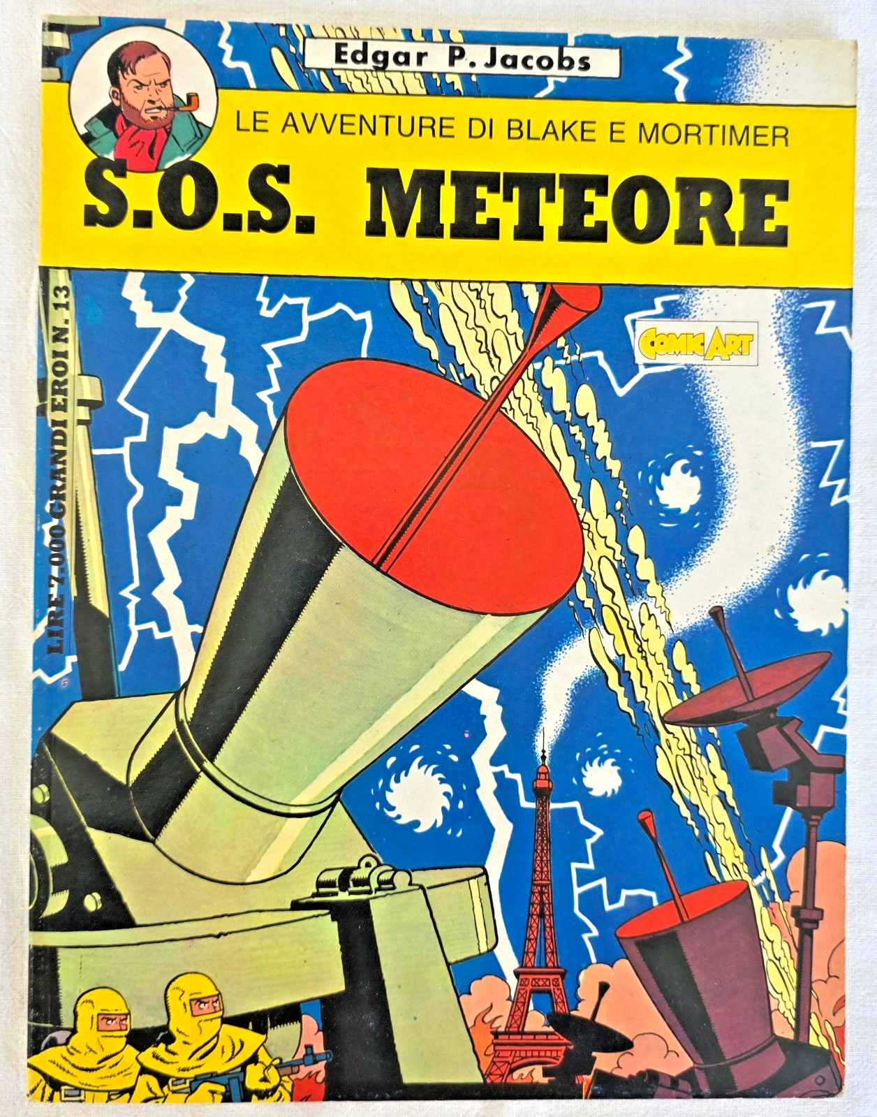 BLAKE & MORTIMER (E.P. JACOBS ) S.O.S. METEORE - COMIC ART  1987