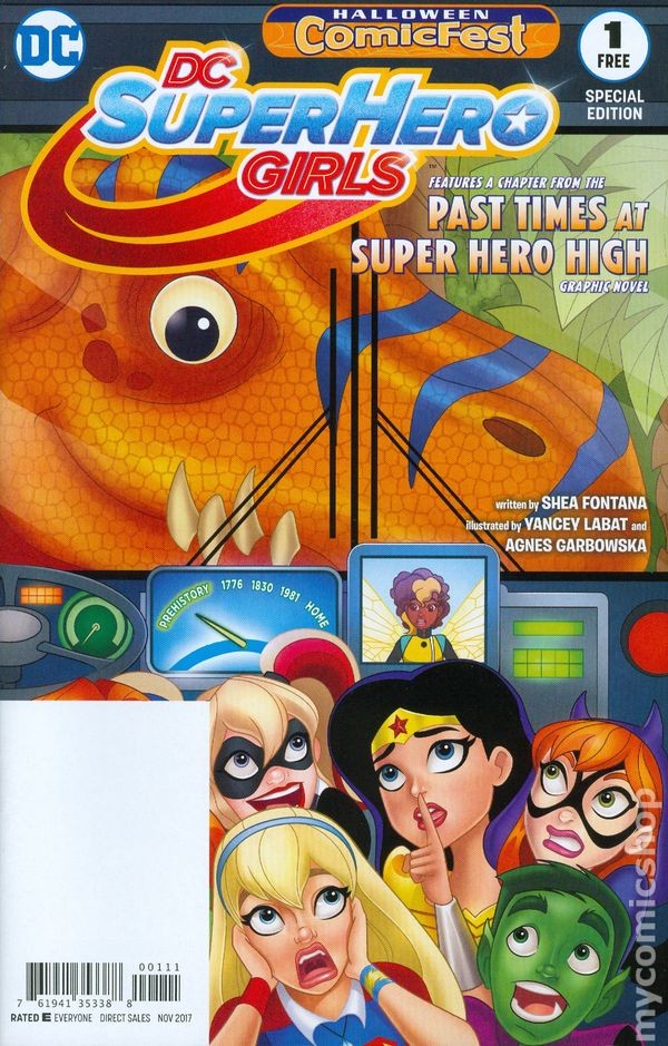 DC Super Hero Girls Edizione Speciale Halloween Comicfest #1 FN 2017 Immagine Stock