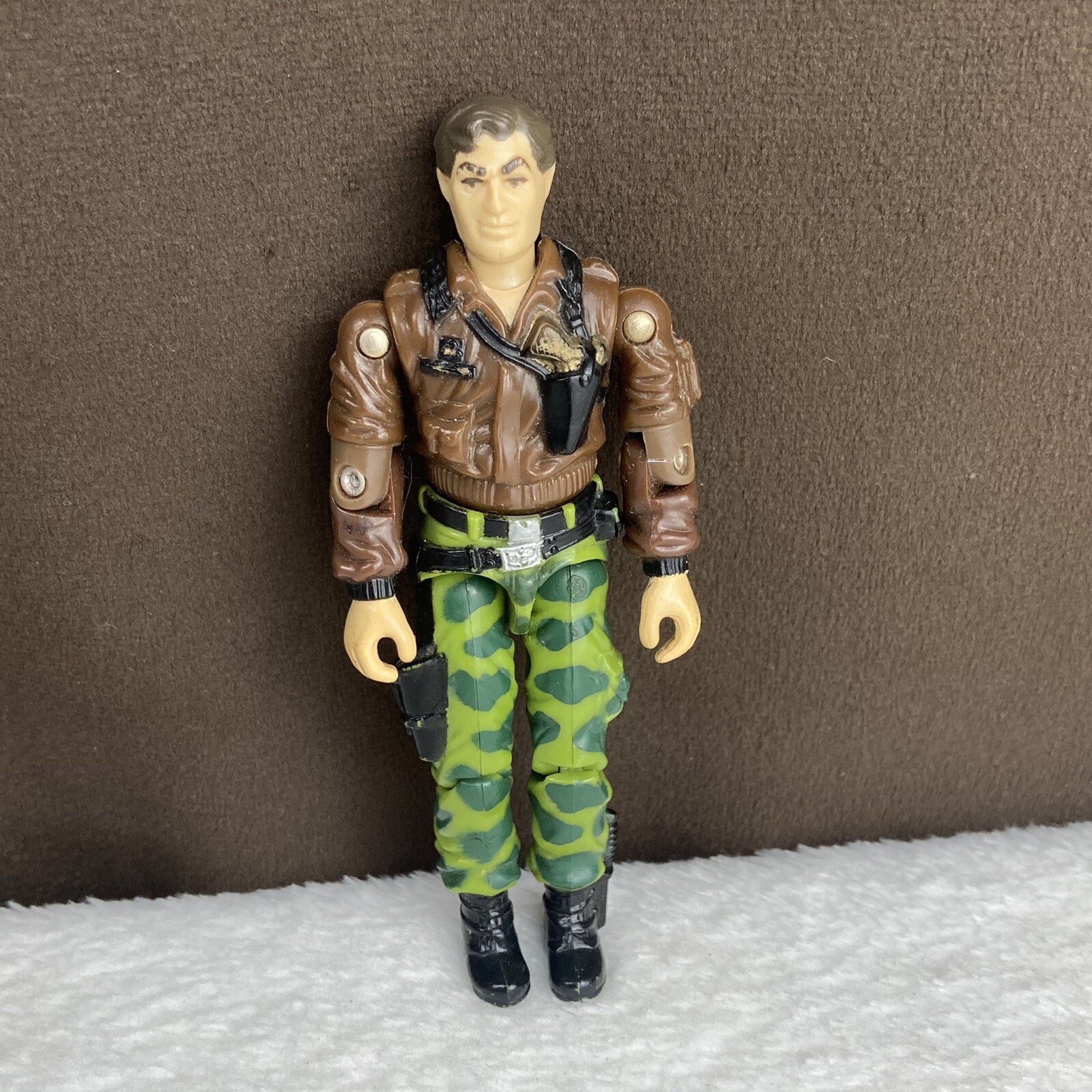 Vtg 1986 GI Joe ARAH Hawk Comander Soldier Abernathy v2 Action Figure 80s!