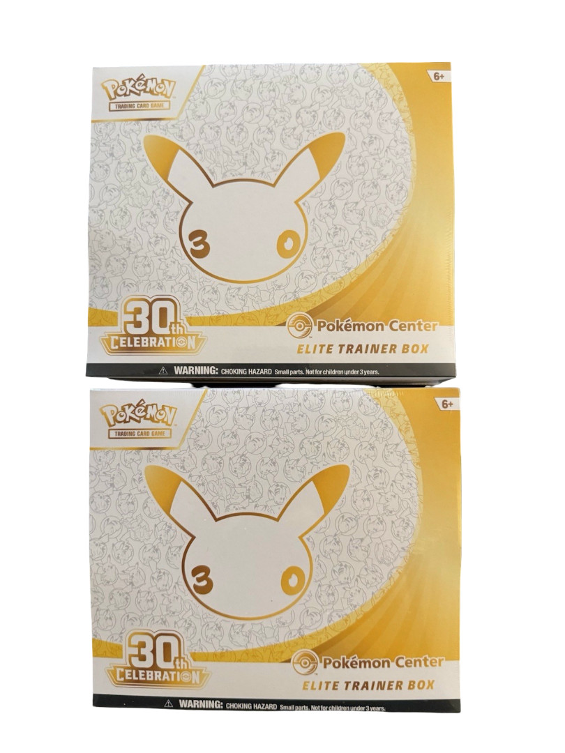 Pokémon TCG: 30° Celebrazione Pokémon Center Elite Trainer Box 2x - Nuovo