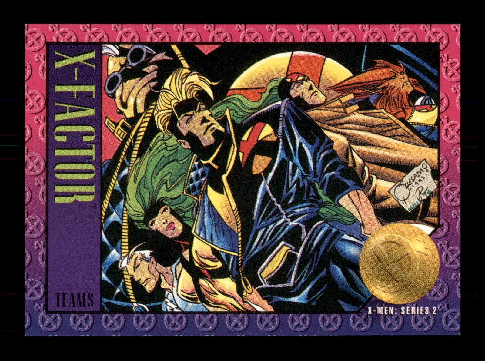 Teams 83 X-Factor X-Men Serie 2 1993 SkyBox Trading Card TCG CCG