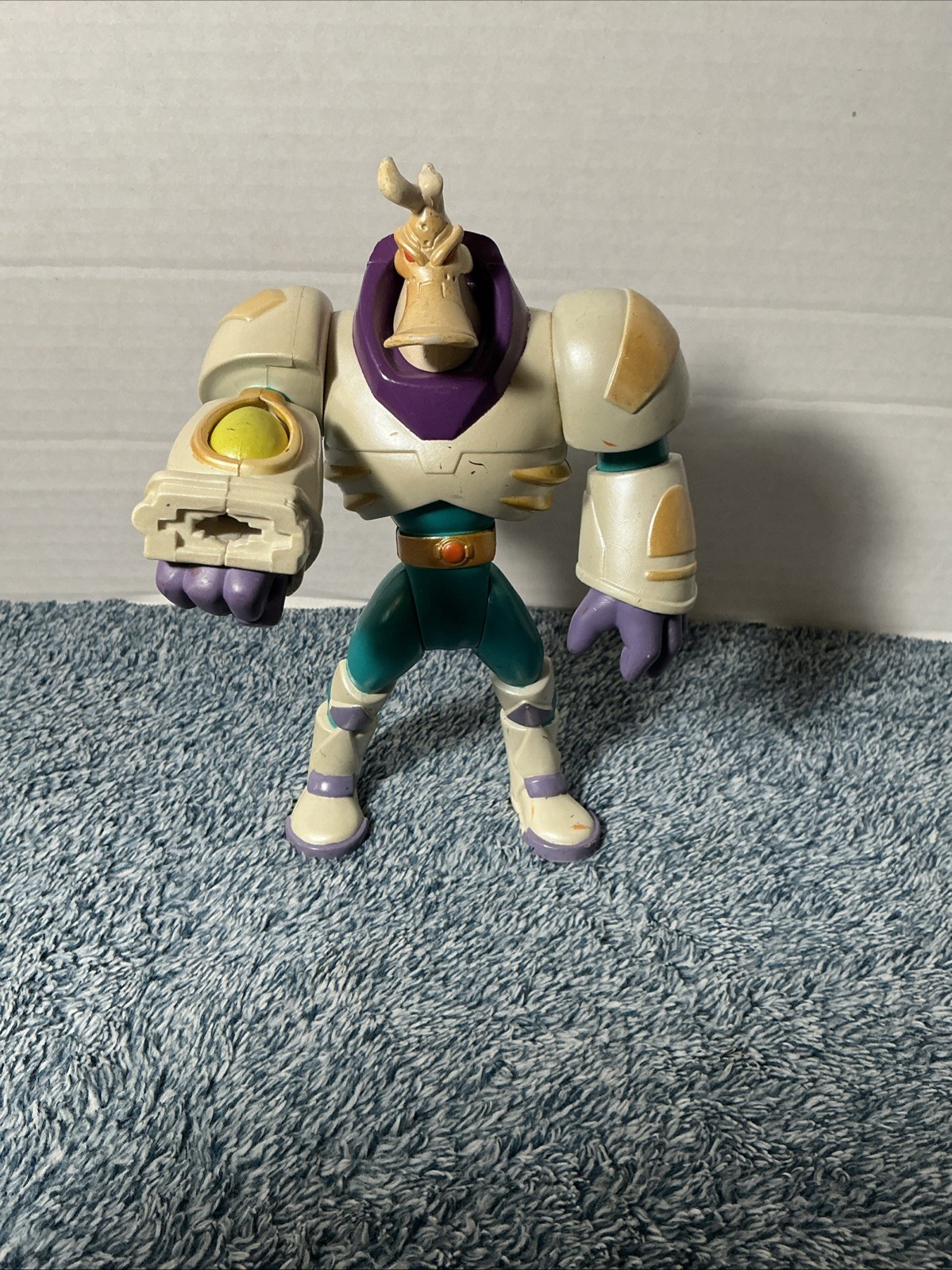 Modellino VNTG Mighty Ducks Team Leader Wildwing Loose 6,5" Mattel 1996 giocattolo