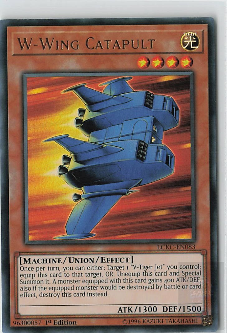 W-WING CATAPULT LCKC-EN083 Legendary Collection Kaiba YU-GI-OH 1ST EDITION