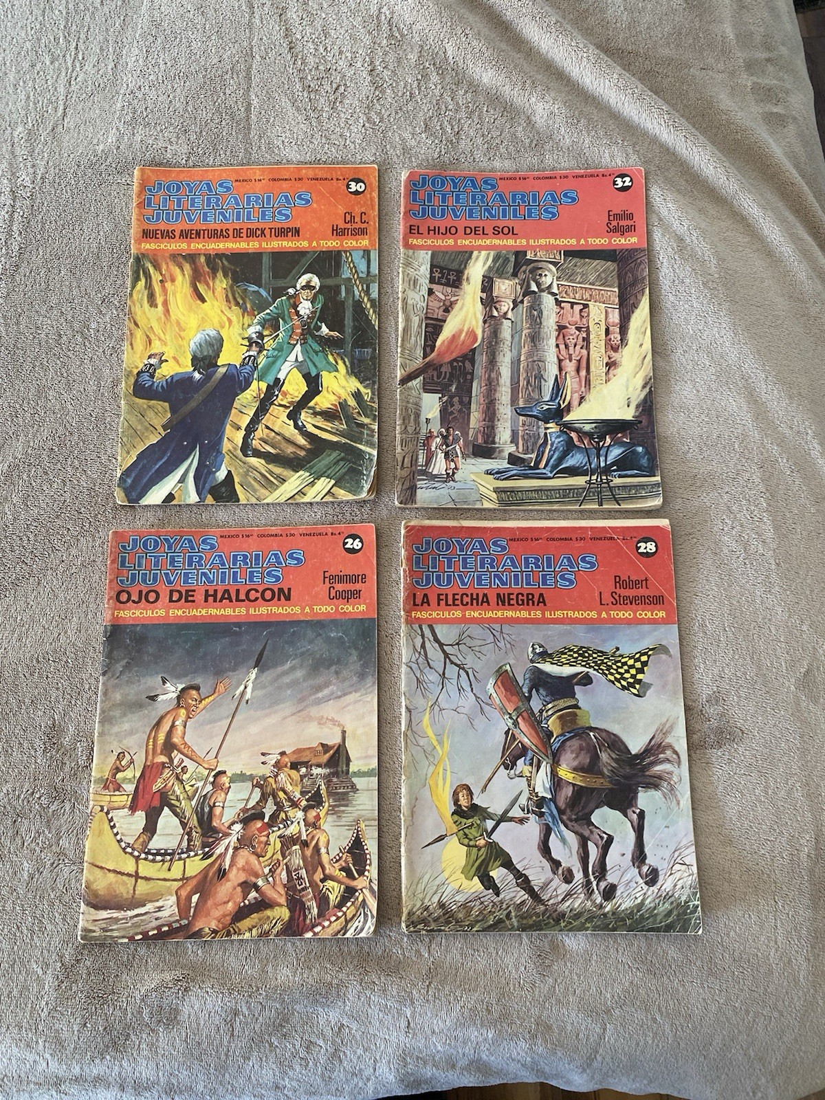 Joyas Literarias Juveniles lotto 4 fumetti vintage Español #26 28 30 32