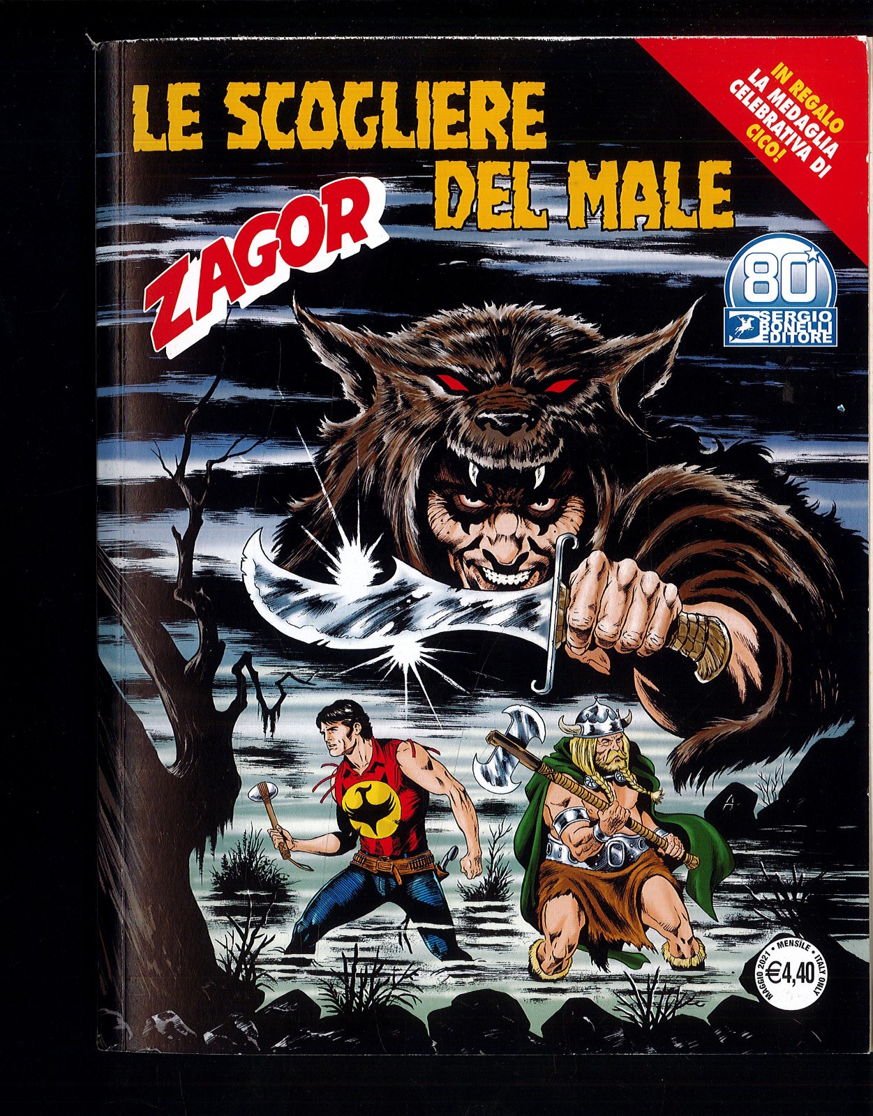 Zagor Zenith Gigante N.721 Le scogliere del male Q.Edicola SBE 2021 ▓