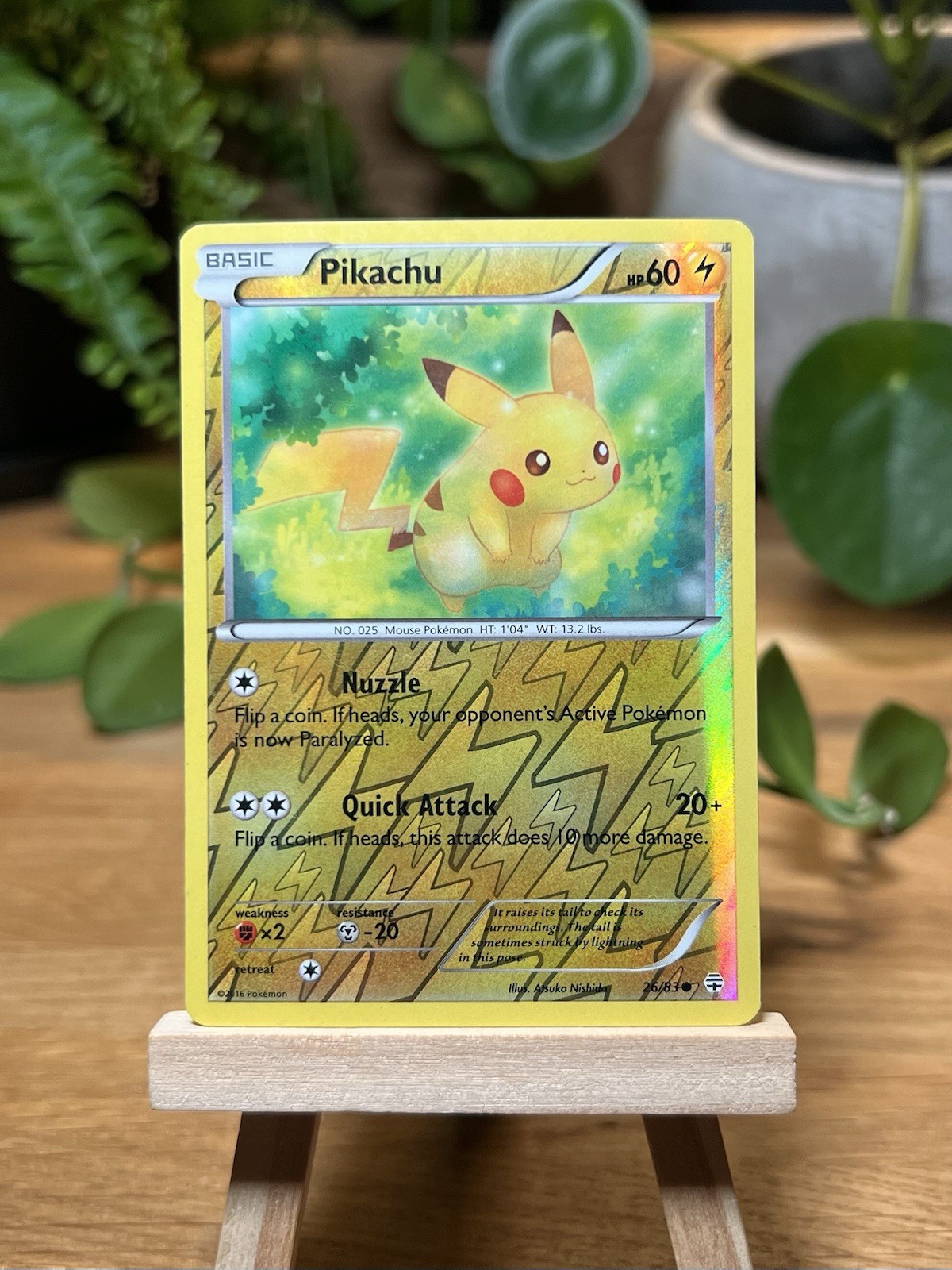 Pikachu 26/83 XY Generations Reverse Holo Pokemon Card 2016