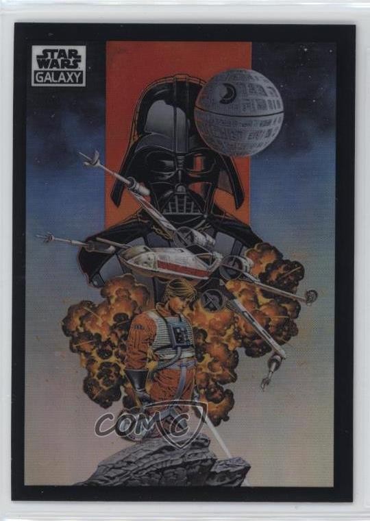 2022 Topps Chrome Star Wars Galaxy rifrattore Darth Vader Luke Skywalker #52 14r7