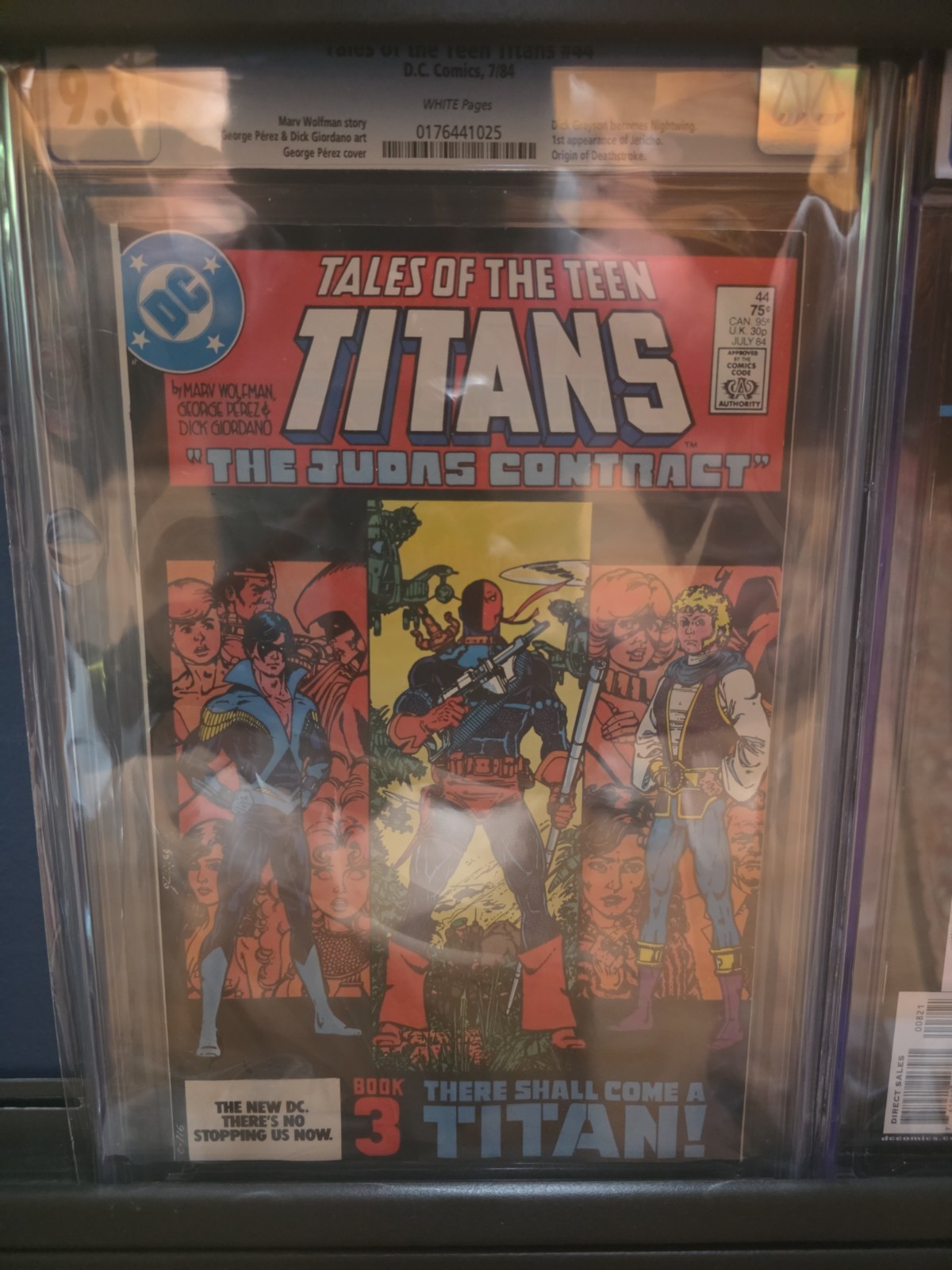 Tales of the Teen Titans #44 CGC 9.8 White Pages 1st Nightwing