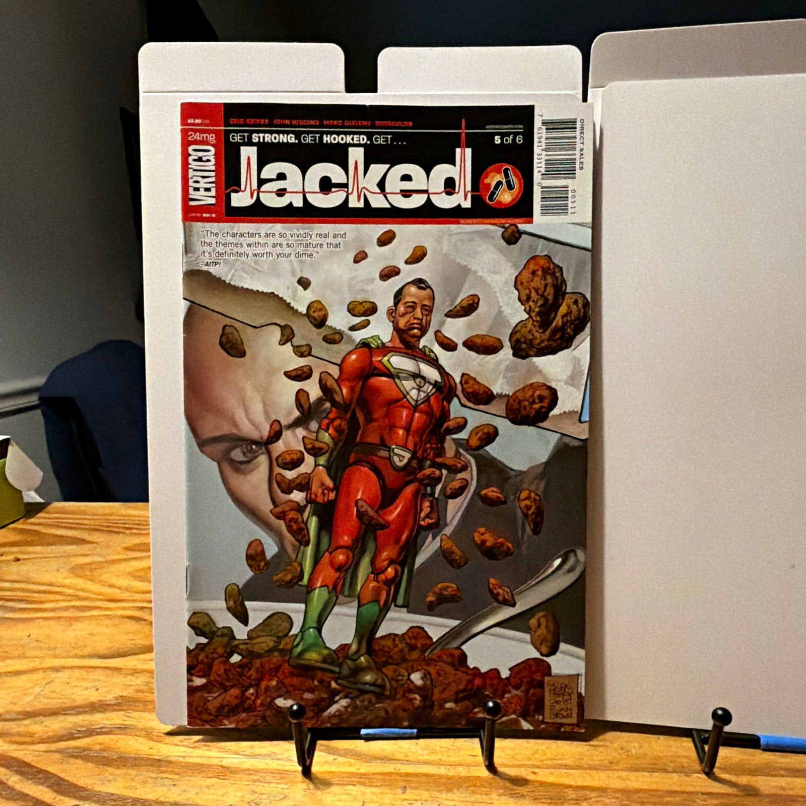Fumetto Vertigo Jacked #5 numero singolo - Kripke Guggenheim Higgins